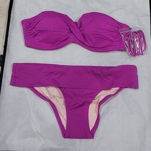 Rare Victoria's Secret Purple Violet Bikini Set